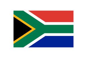 South Africa Flag Triangle Vector Illustration flag