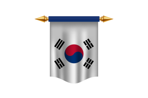 South Korea Flag Royal Banner flag