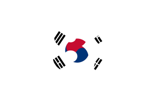 South Korea Calling Code flag
