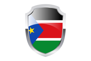 South Sudan Shield Logo flag