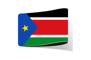 South Sudan Flag Illustration Clipart flag