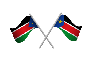 South Sudan Flag Emblem Vector Free flag