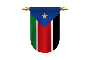 South Sudan Flag Emblem Vector Images flag