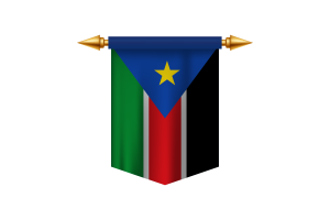 Emblem of the Republic of South Sudan flag