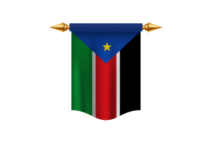 South Sudan Flag Royal Banner flag