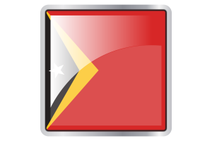 Timor-Leste Flag Square icon flag
