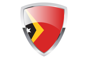 Timor-Leste Shield Flag flag
