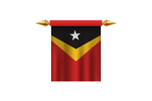 Timor-Leste Emblem flag