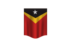Timor-Leste Flag Banner flag