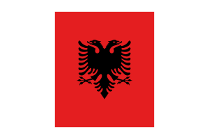 Albania Flag (Download SVG, PNG) flag