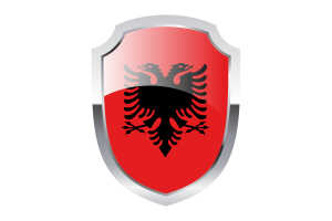 Albania Shield Logo flag
