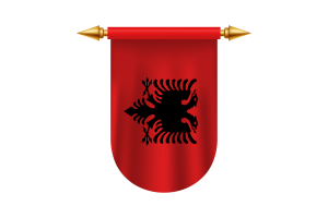 Albania Flag Emblem Vector Images flag