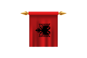 Albania Emblem flag