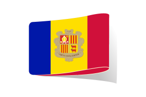 Andorra Flag Illustration Clipart flag