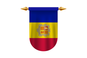 Andorra Flag Emblem Vector Images flag