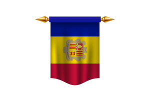 Andorra Flag Royal Banner flag