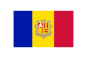 Andorra Flag Triangle Vector Illustration flag