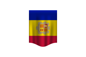 Andorra Flag Banner flag