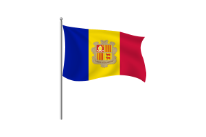 Andorra Flag Clipart flag