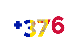 Andorra Calling Code flag