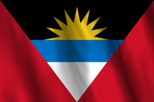 National Flag of Antigua and Barbuda flag