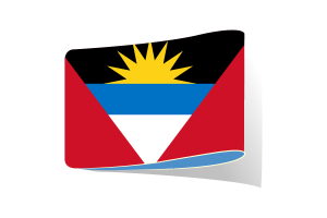 Antigua and Barbuda Flag Illustration Clipart flag