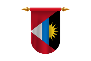 Antigua and Barbuda Flag Emblem Vector Images flag