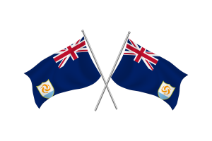 Anguilla Waving Friendship Flag flag