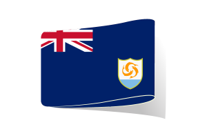 Anguilla Flag Illustration Clipart flag