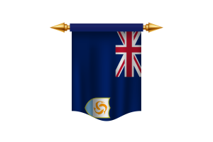 Anguilla Flag Royal Banner flag
