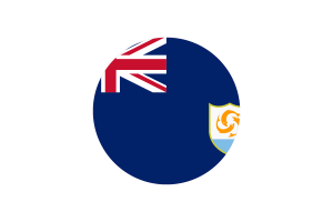 Anguilla Flag Circle Vector Free flag