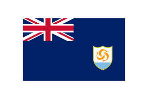 Anguilla Flag Triangle Vector Illustration flag