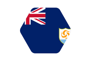 Anguilla Flag Vector Illustration flag