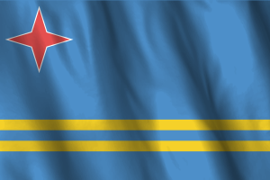 National Flag of Aruba flag