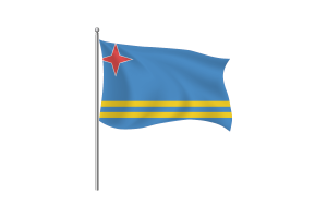 Aruba Flag Clipart flag