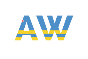 Aruba Country Code flag