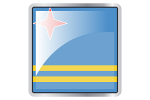 Aruba Flag Square icon flag