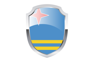 Aruba Shield Logo flag