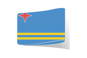 Aruba Flag Illustration Clipart flag