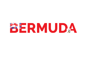 Bermuda Text Art flag
