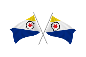 Bonaire Waving Friendship Flag flag