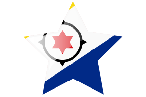 Bonaire Flag Star Icon flag