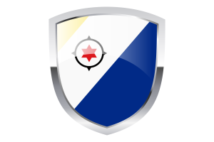 National Flag of Bonaire Clipart flag