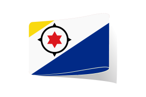 Bonaire Flag Illustration Clipart flag
