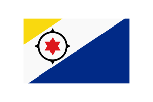 Bonaire Flag Triangle Vector Illustration flag