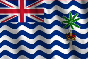 Bandera nacional del Territorio Británico del Océano Índico flag