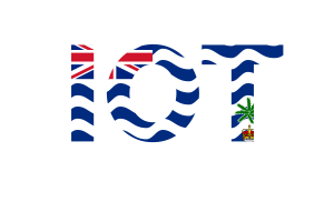 Código de país del Territorio Británico del Océano Índico flag