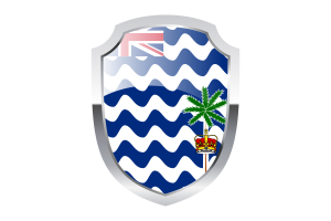 Logo del escudo del Territorio Británico del Océano Índico flag