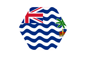 Bandera del Territorio Británico del Océano Índico Ilustración Vectorial flag