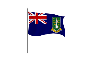 British Virgin Islands Flag Clipart flag